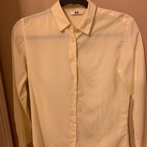 Uniqlo Rayon Long Sleeve Blouse